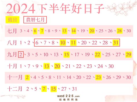 12月結婚好日子|【2024結婚好日子】113年農民曆宜嫁娶吉日出來啦！